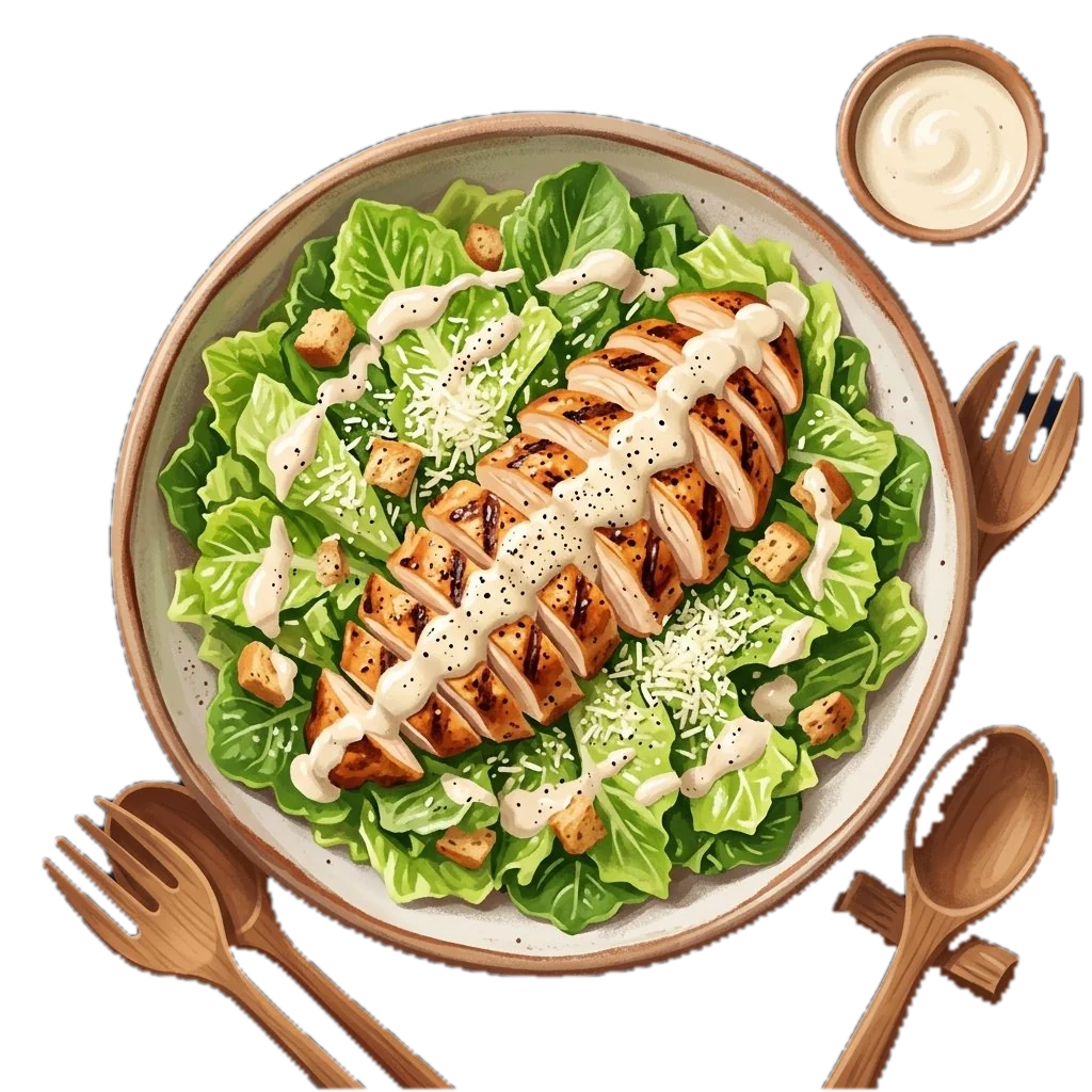 Grilled Chicken Caesar (Light)