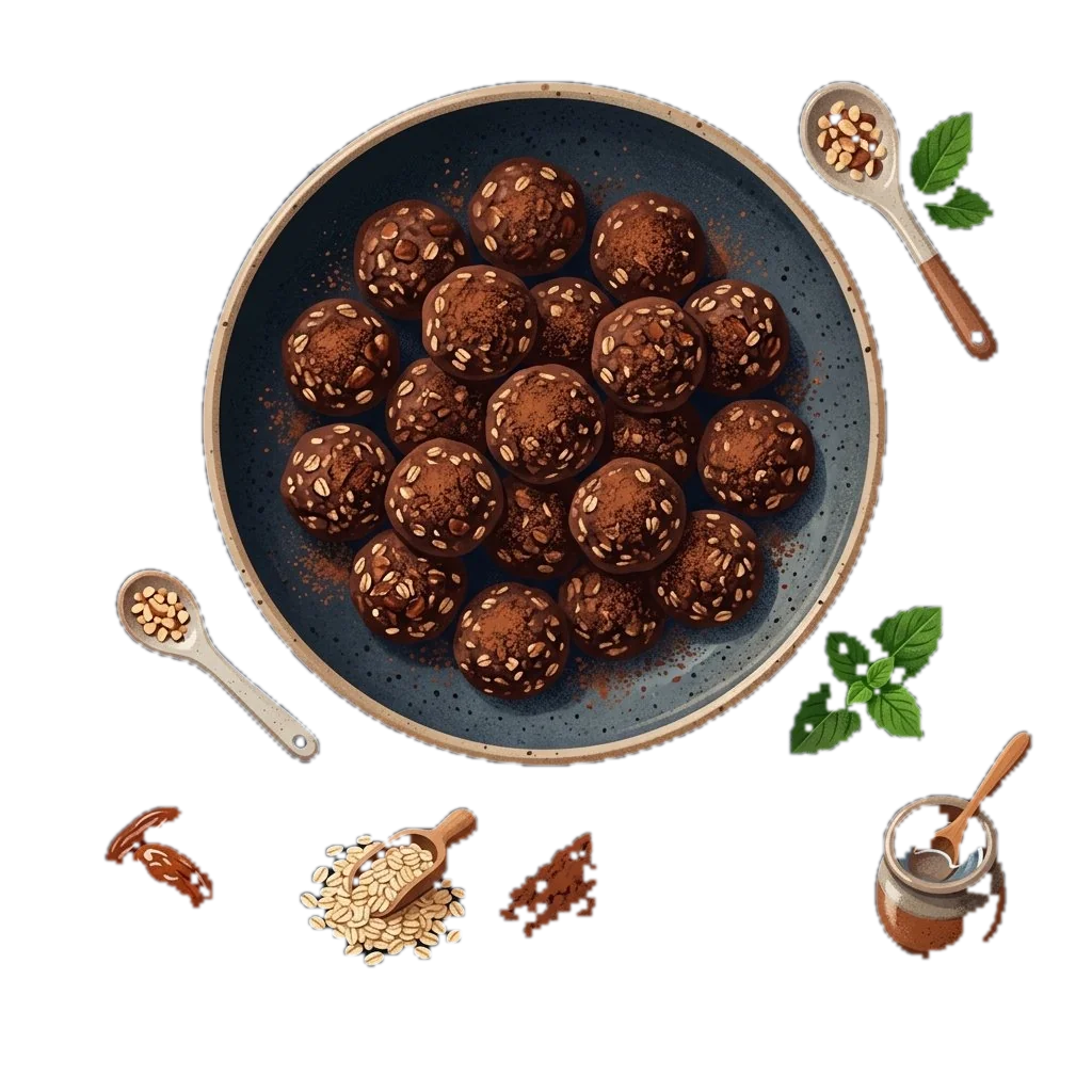 Healthy Cocoa Protein Balls