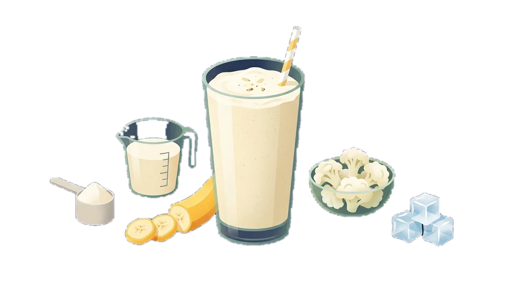 Hidden-Veggie Vanilla Cauliflower Shake