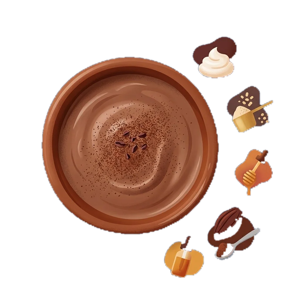 Casein Yogurt Cocoa Cup