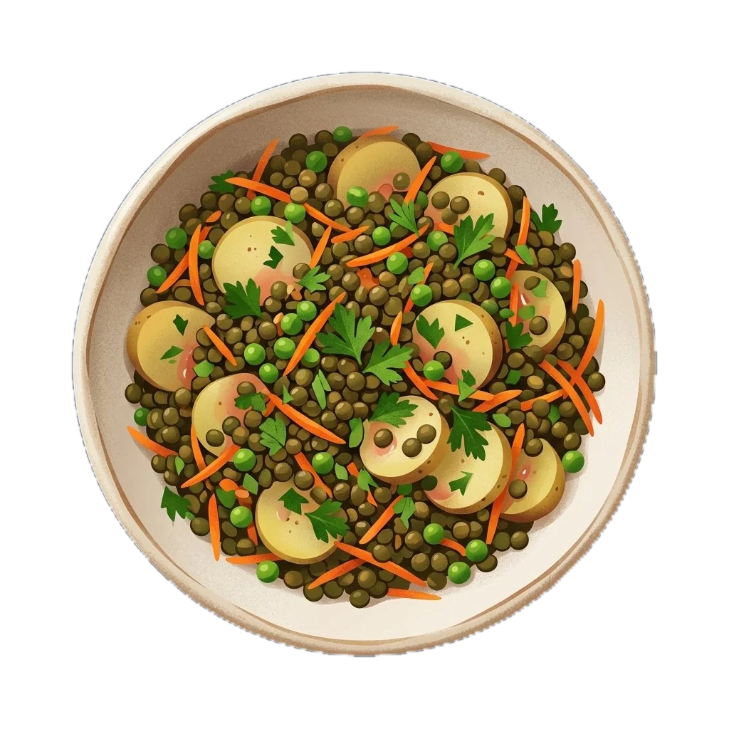 Lentil and Vegetable Salad