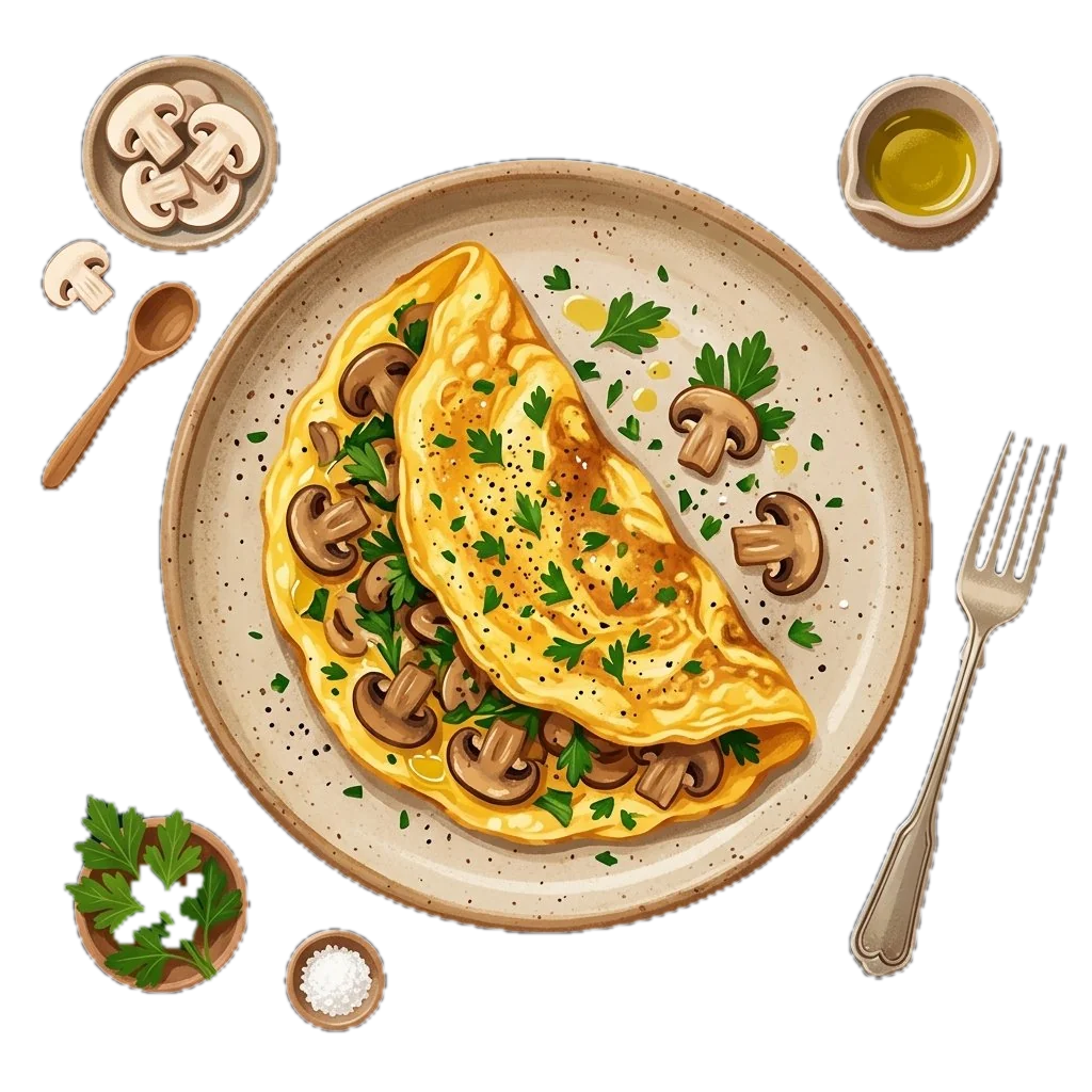 Mushroom Omelet