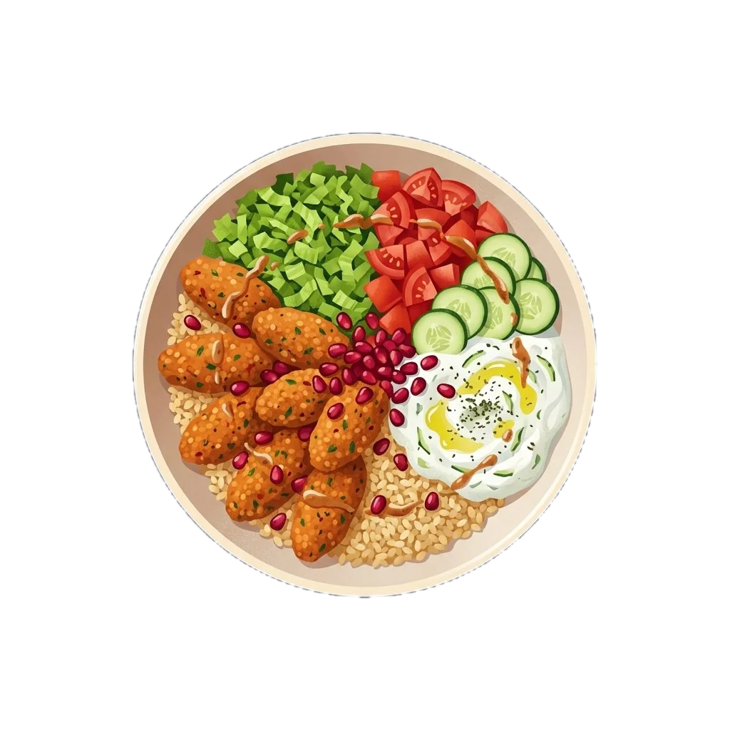 Lentil Kofte Bowl