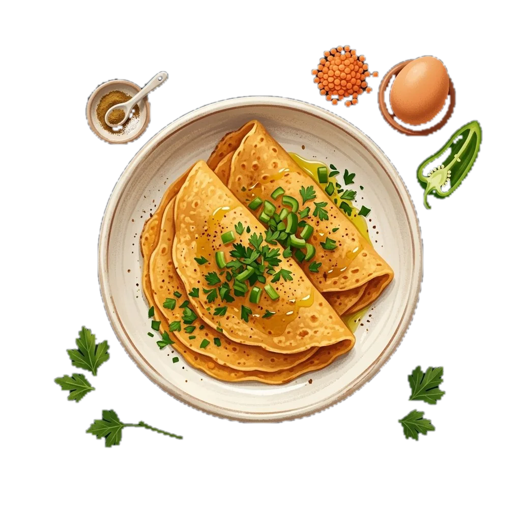 Red Lentil Crepe