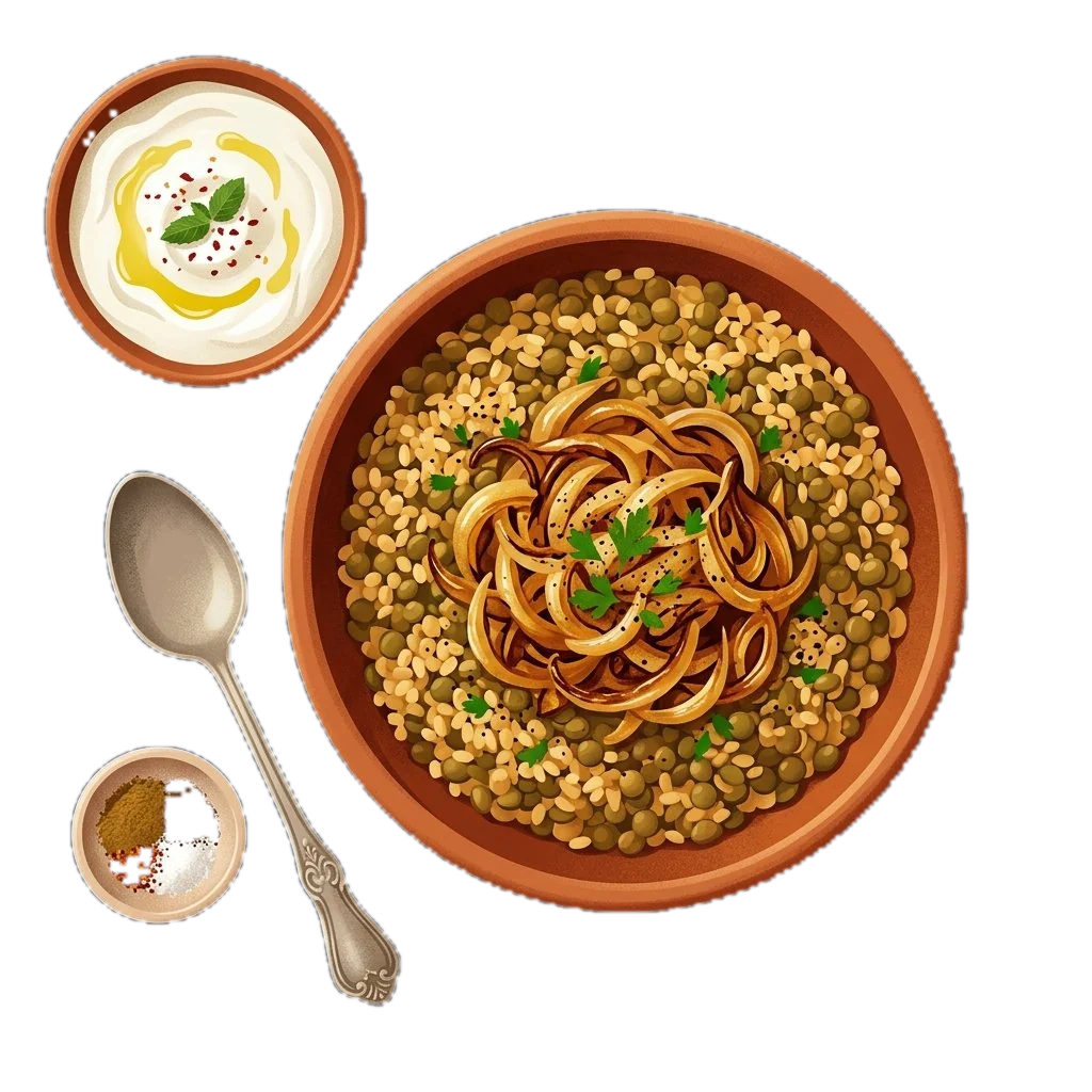 Mujaddara-Style Lentil Bulgur