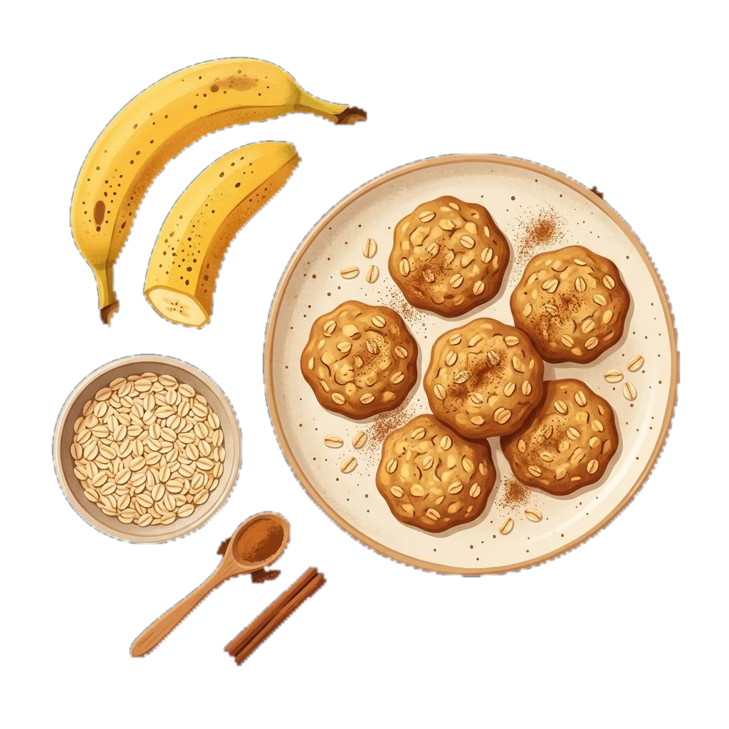 Banana Oat Cookies