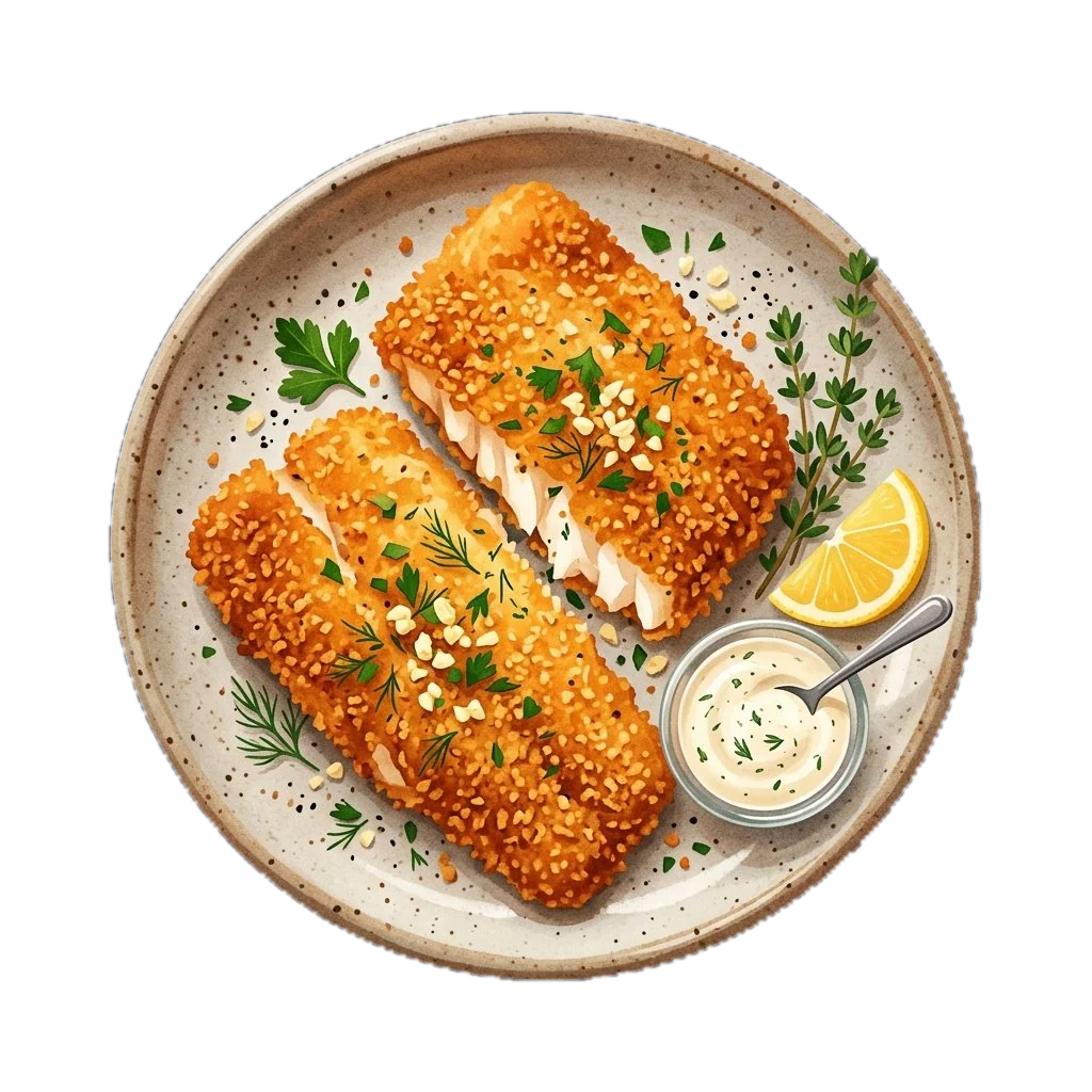 Crispy Baked Fish Fillets