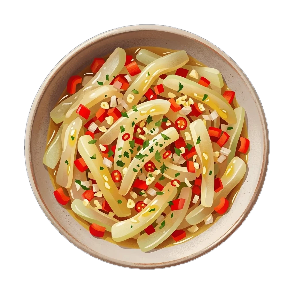 Chayote Salad with Lemony Hot Sauce (Ensalada de Chayote)