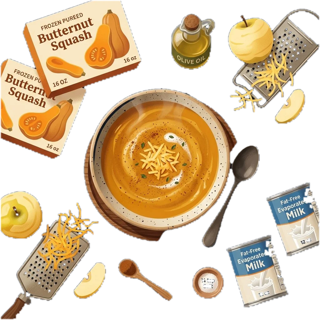 Creamy Squash and Apple Soup
