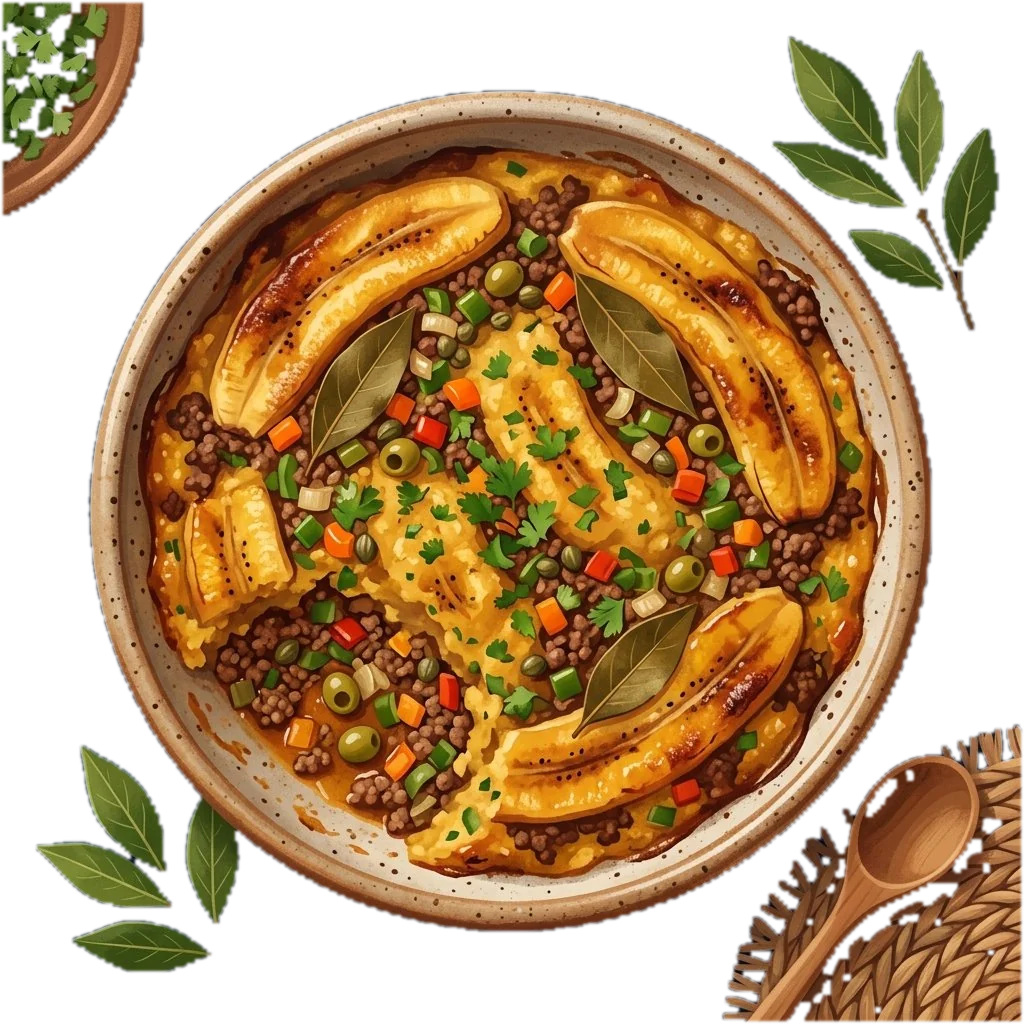 Puerto Rican Plantain and Beef Bake (Pastelón)