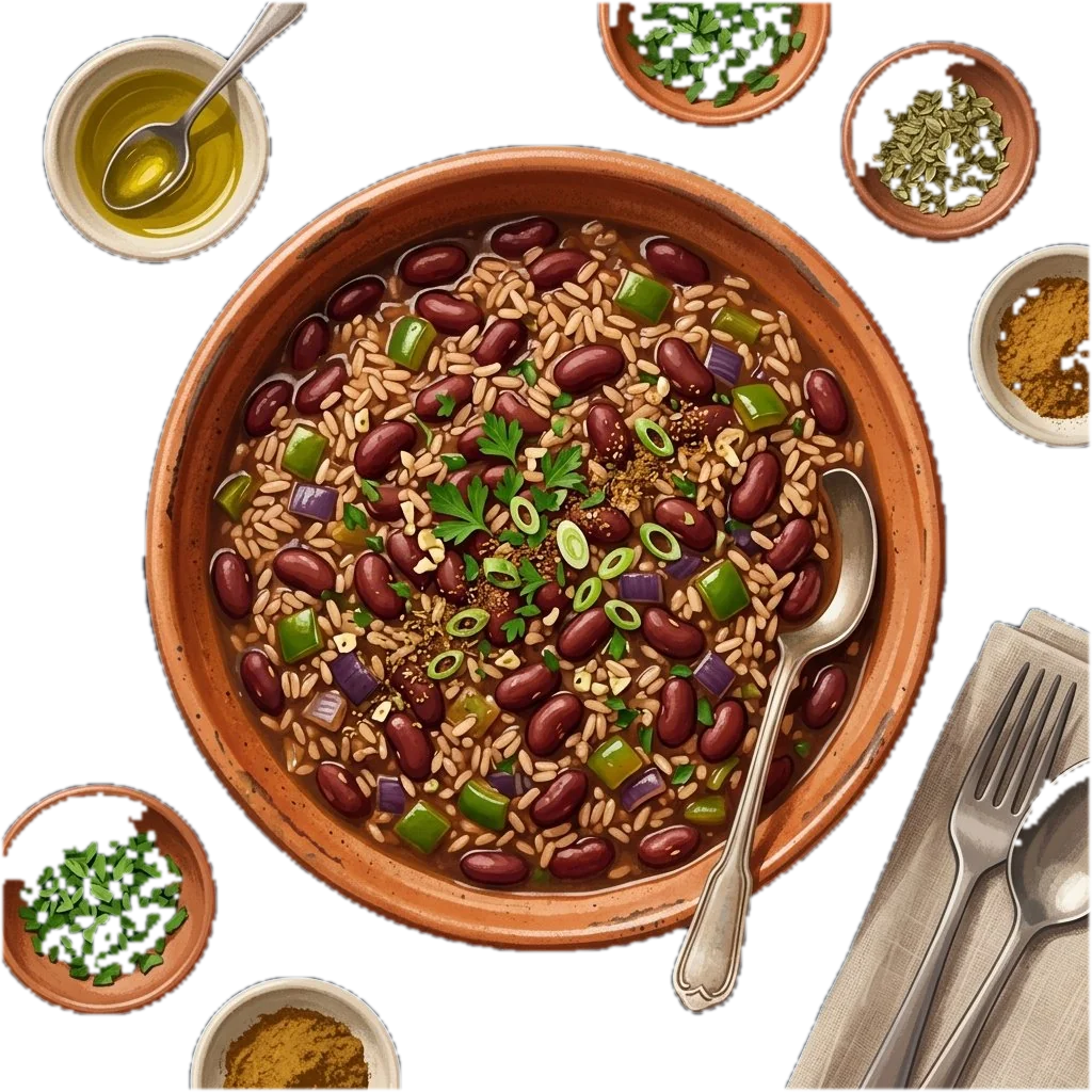 Healthy Red Beans and Rice