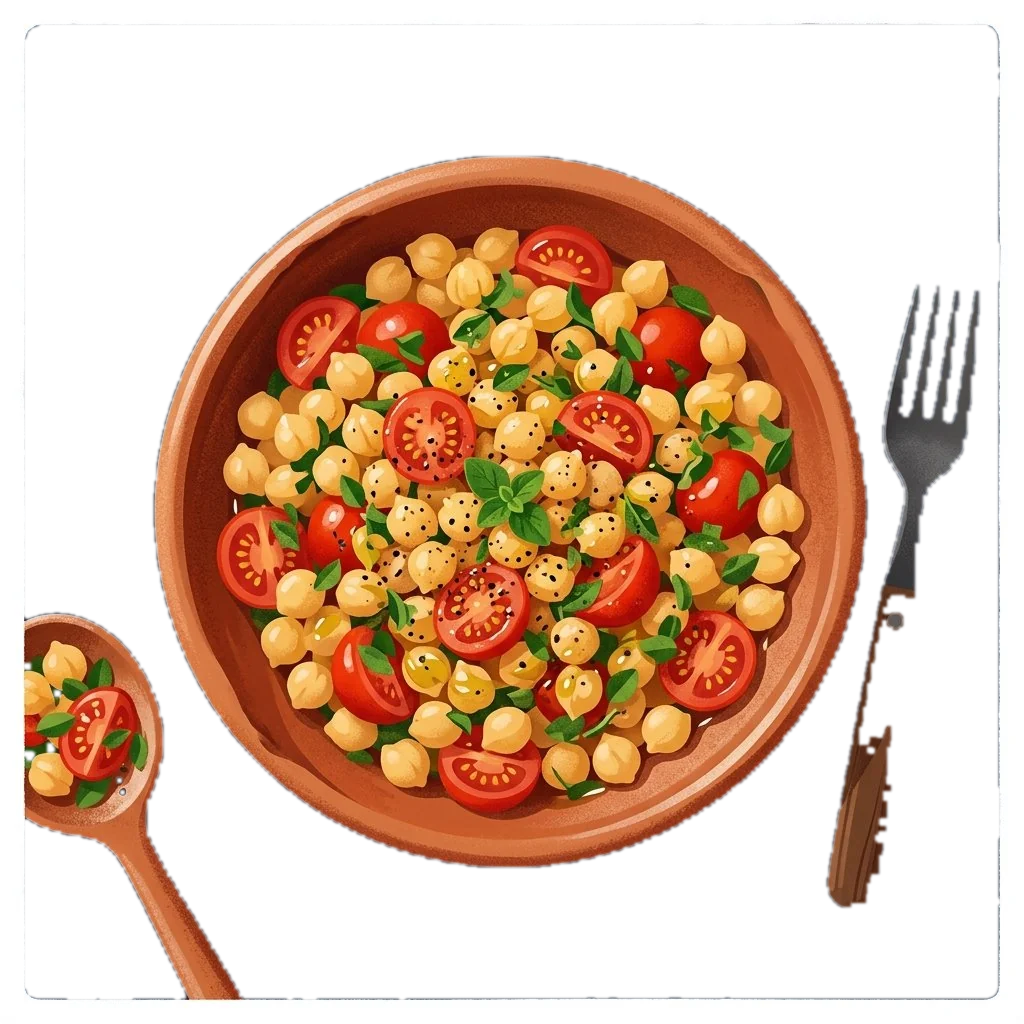 Tuscan Chickpea and Tomato Salad