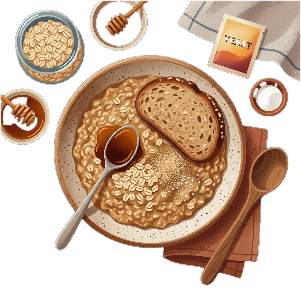 Hearty Oatmeal and Whole Wheat Bread