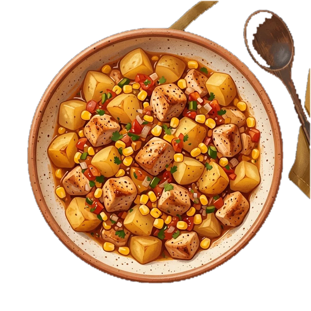 One-Pan Chicken and Potatoes with Salsa