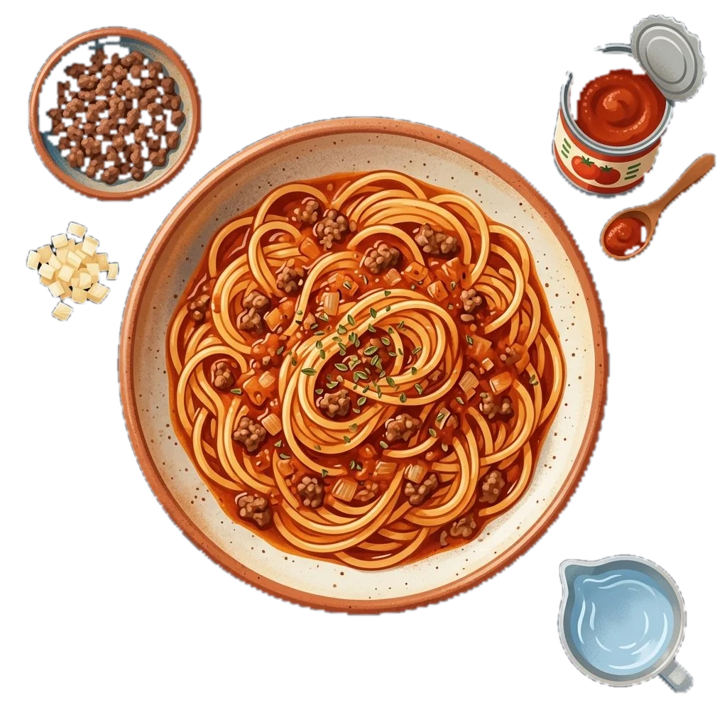 One-Pan Beef Spaghetti