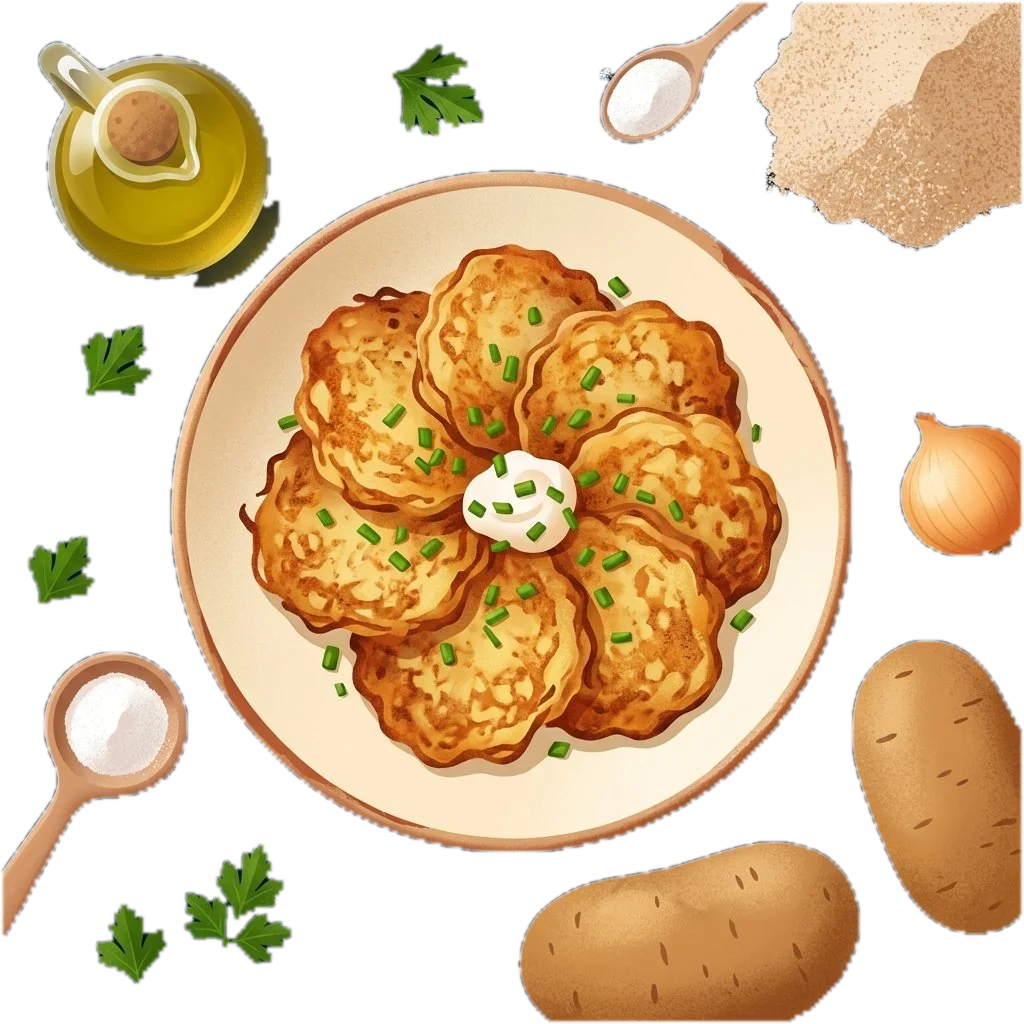 Oven-Baked Potato Pancakes