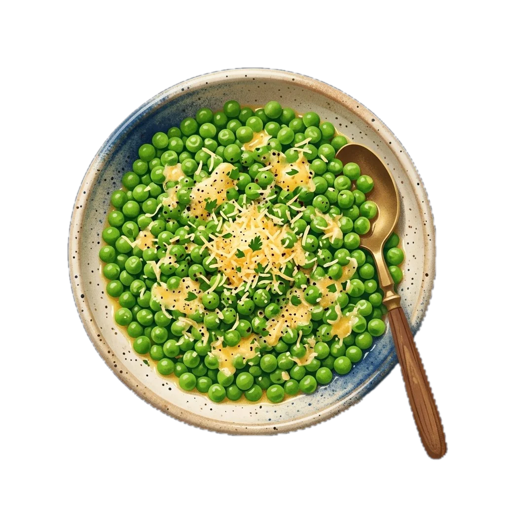 Parmesan Peas