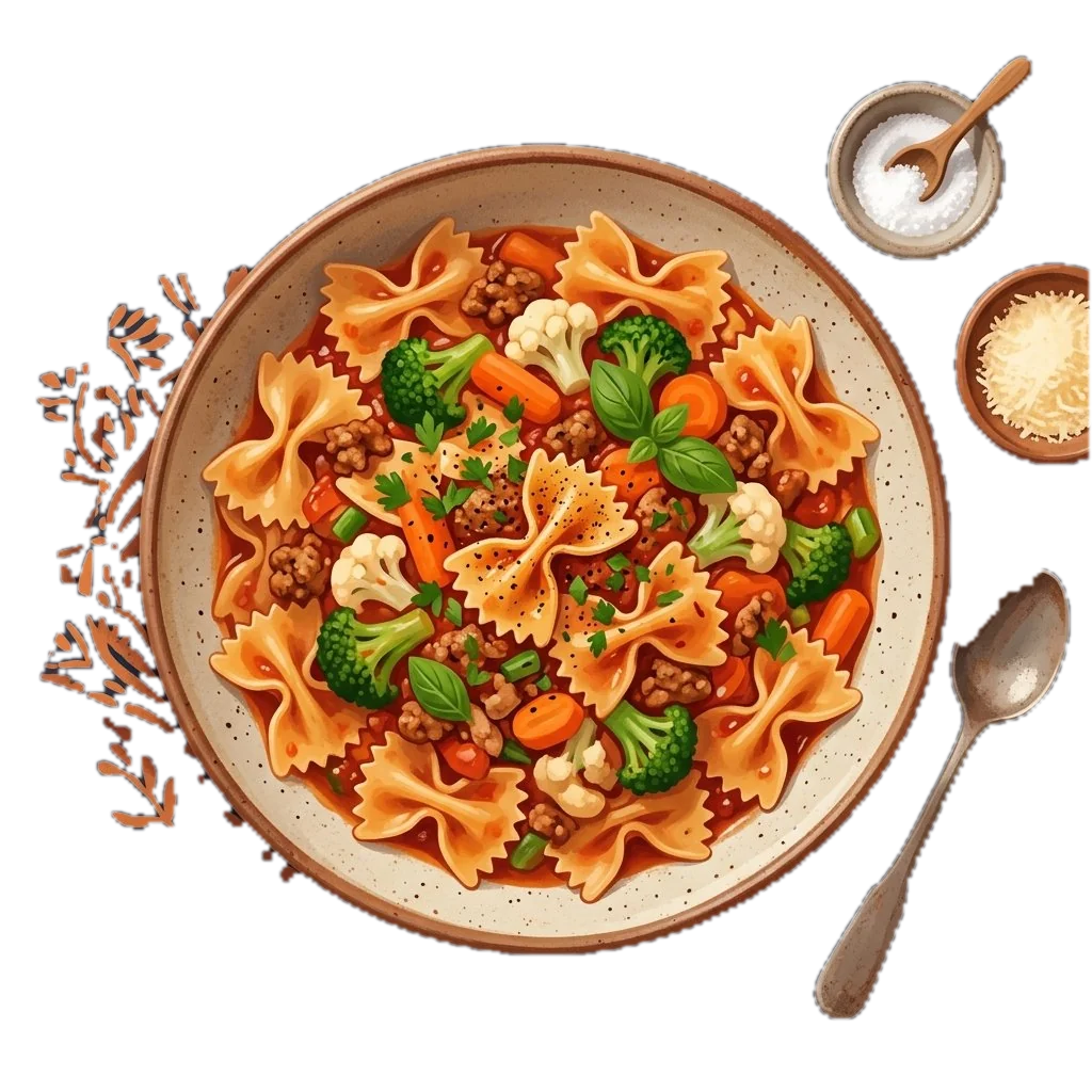 Party-Time Pasta with Turkey and Veggies