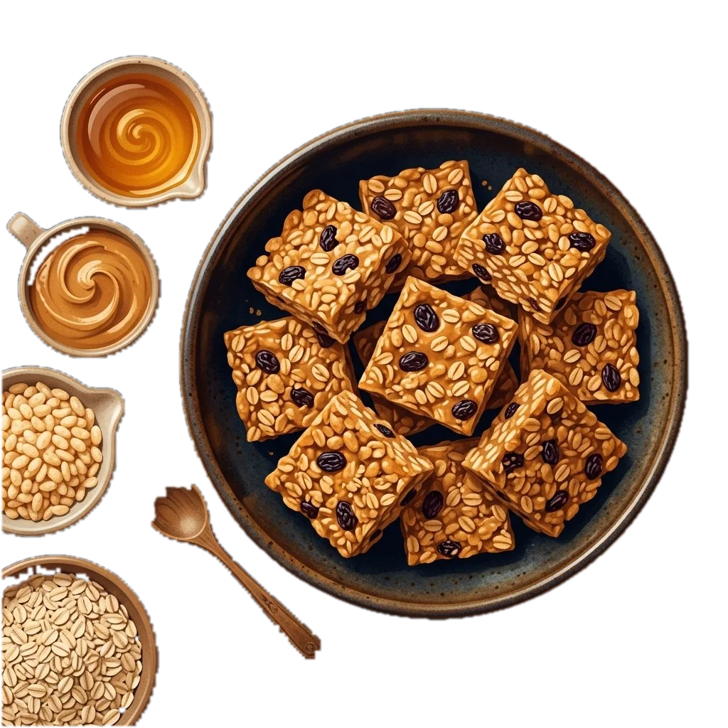 No-Bake Peanut Butter Cereal Bars