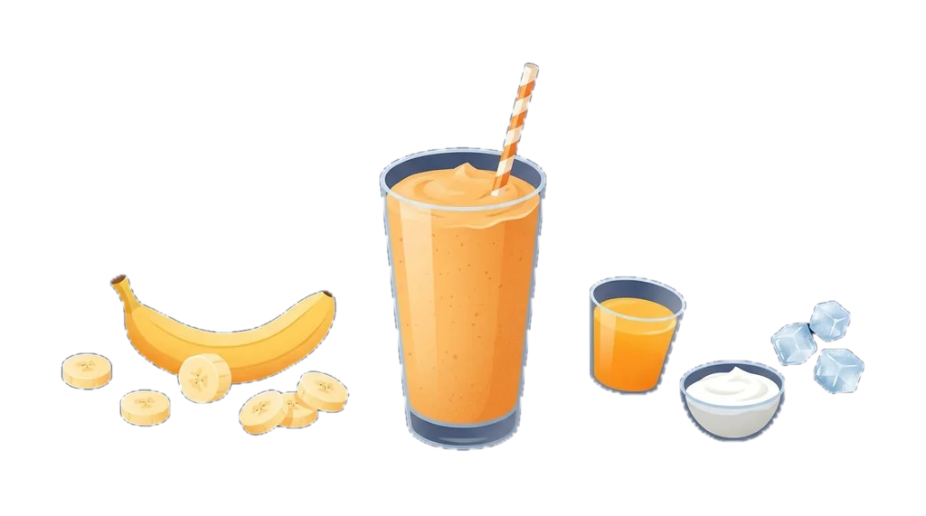 Orange Banana Quick-Carb Shake