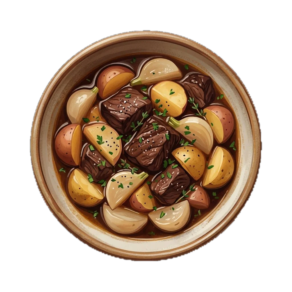 Tender Pot Roasted Beef with Root Vegetables