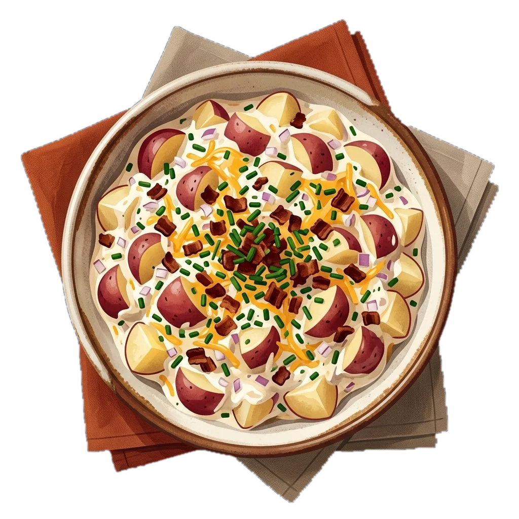 Quick and Easy Baked Potato Salad