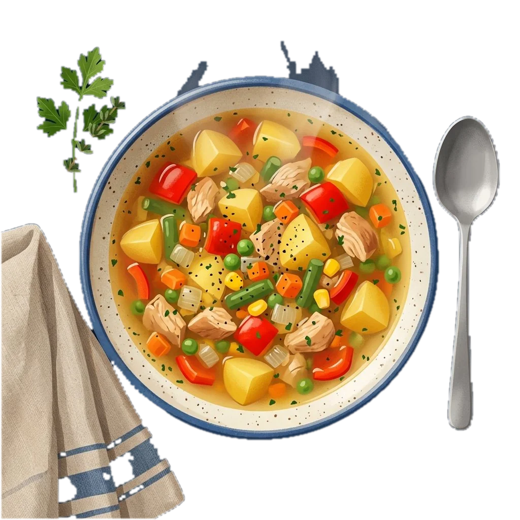 Quick Chicken and Vegetable Soup