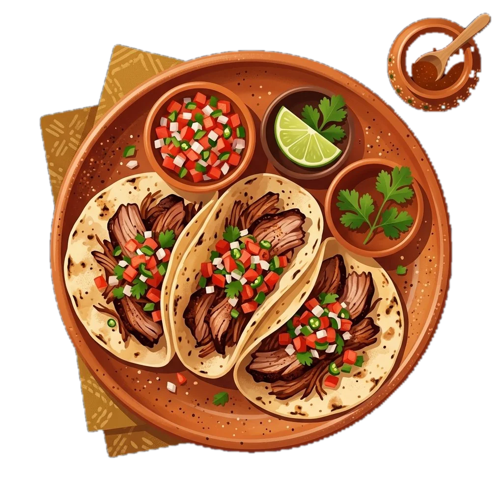 Roasted Pork Tacos with Pico de Gallo (Tacos de Cerdo)