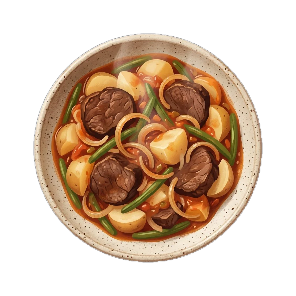 Slow Cooker Beef and Potato Casserole