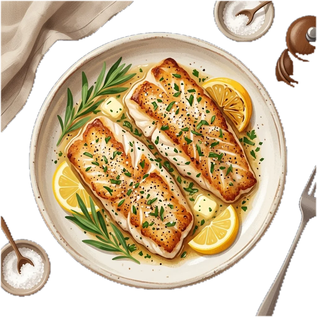 Sautéed Walleye with Tarragon