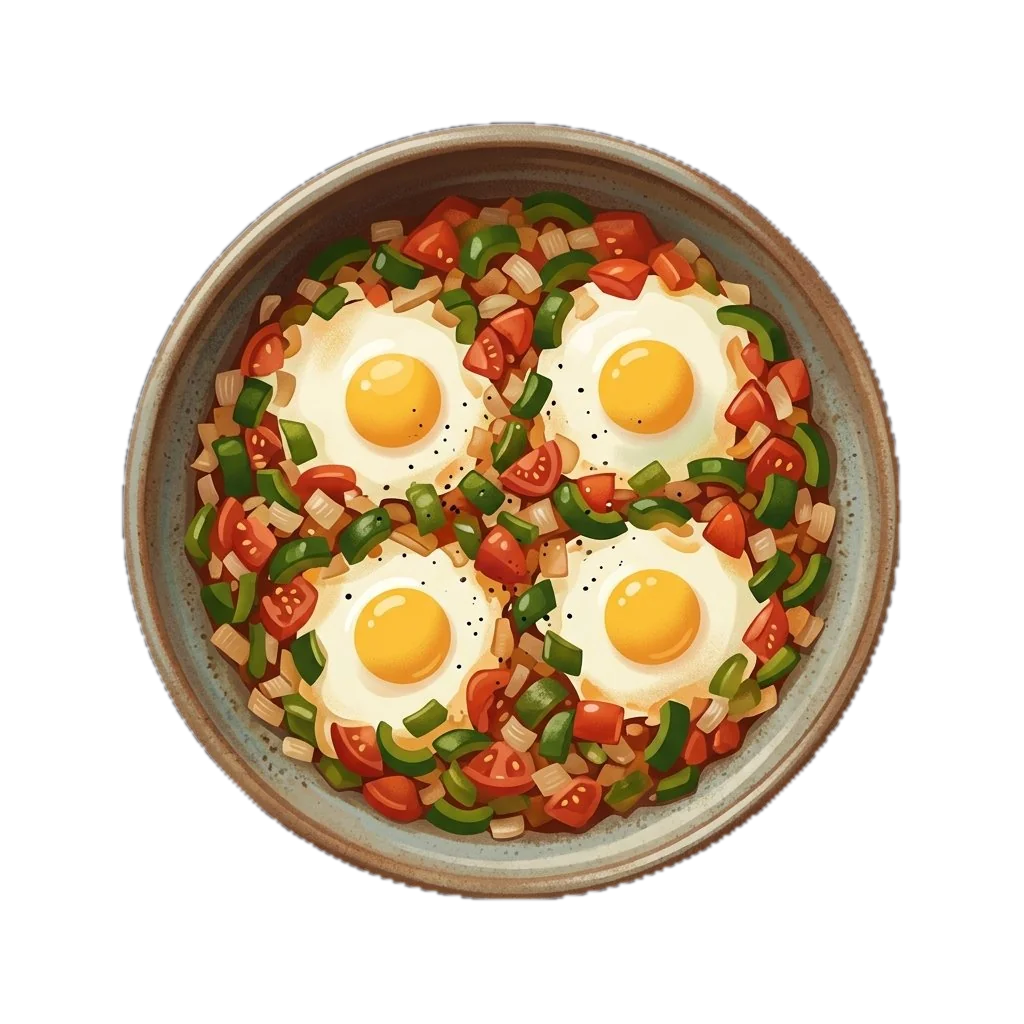 Veggie Skillet Eggs