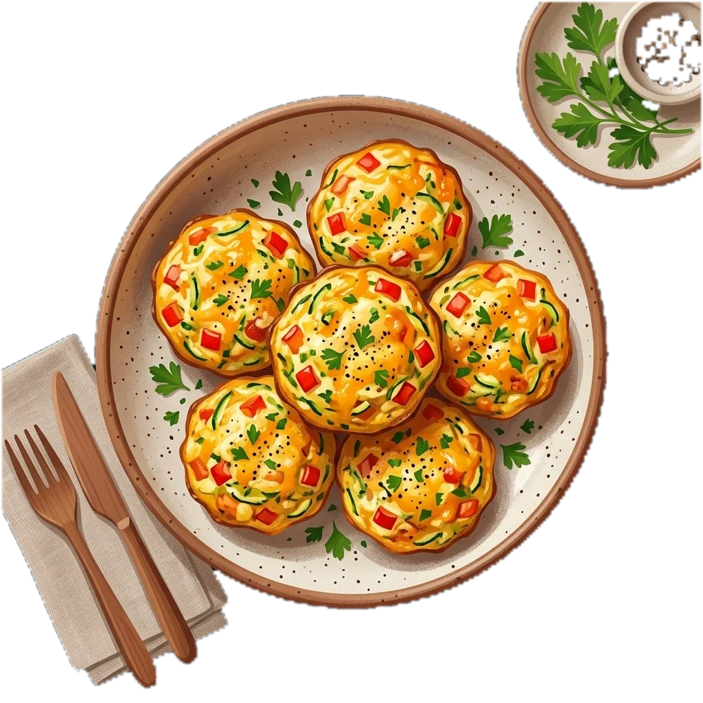 Baked Vegetable Egg Muffins