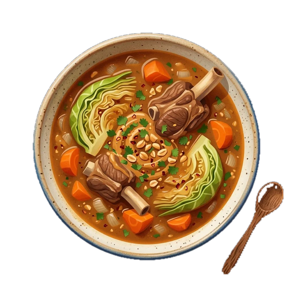 African Lamb and Peanut Shorba