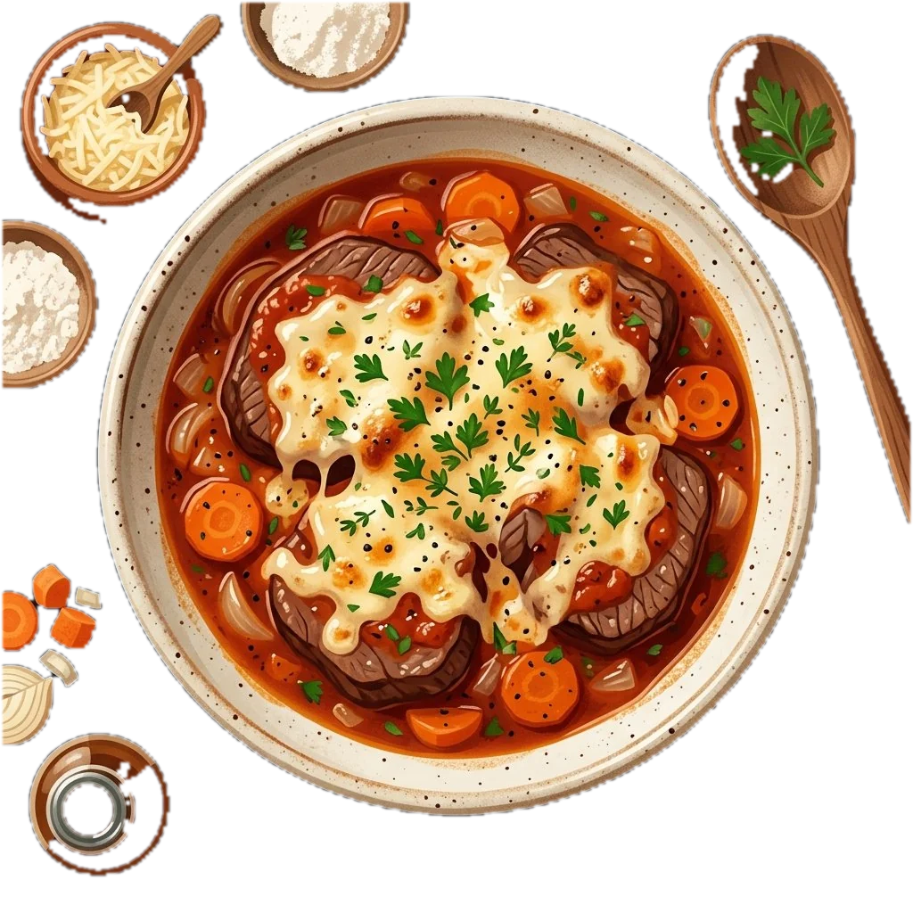 Slow Cooker Cheesy Swiss Steak