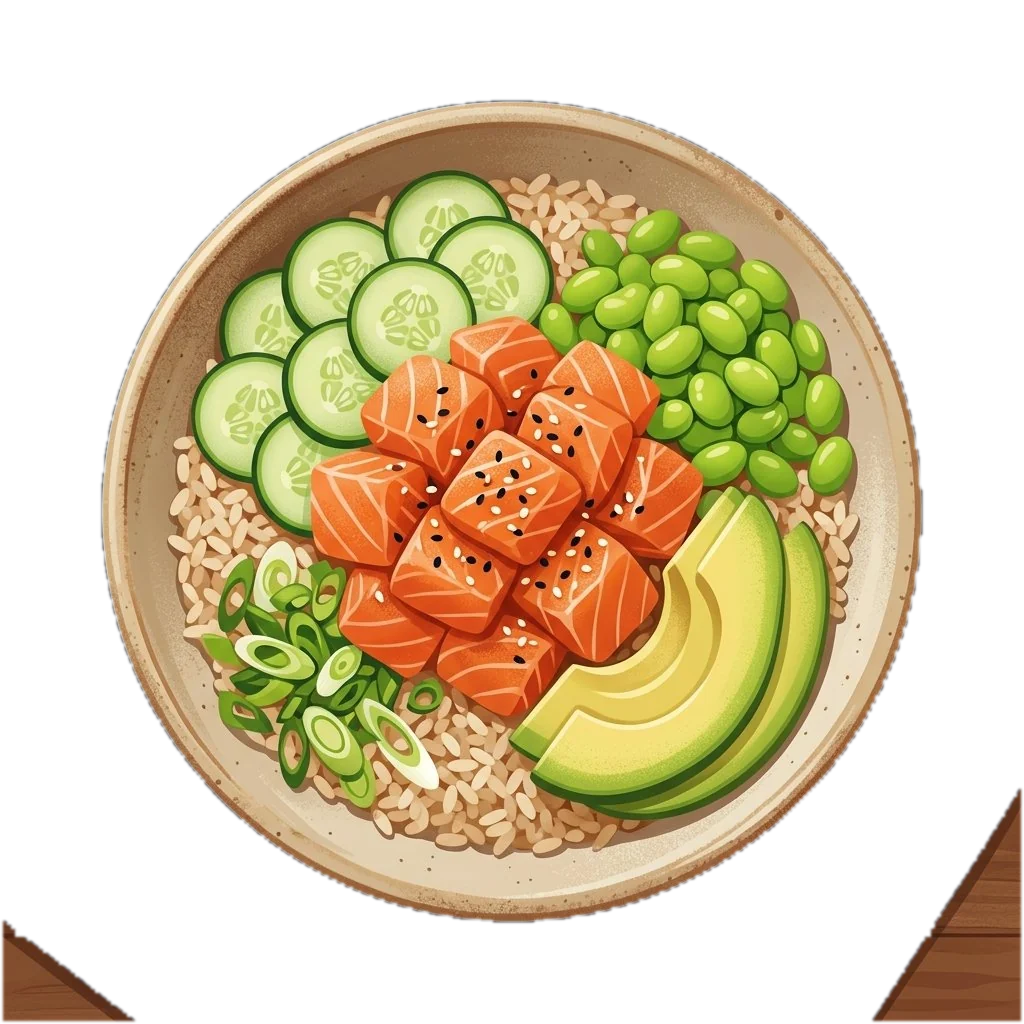 Fit Salmon Poke Bowl