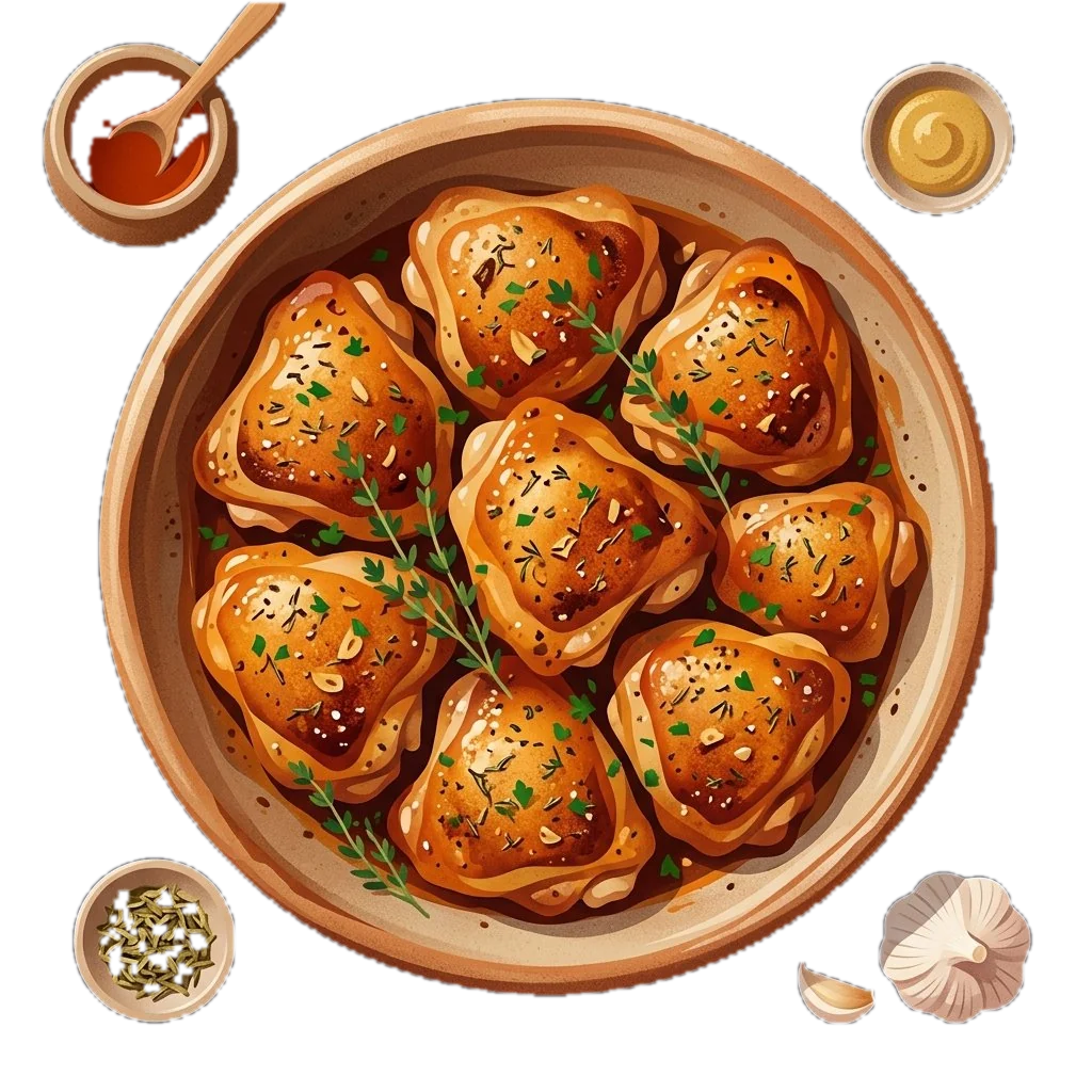 Spicy Oven-Baked Chicken Thighs