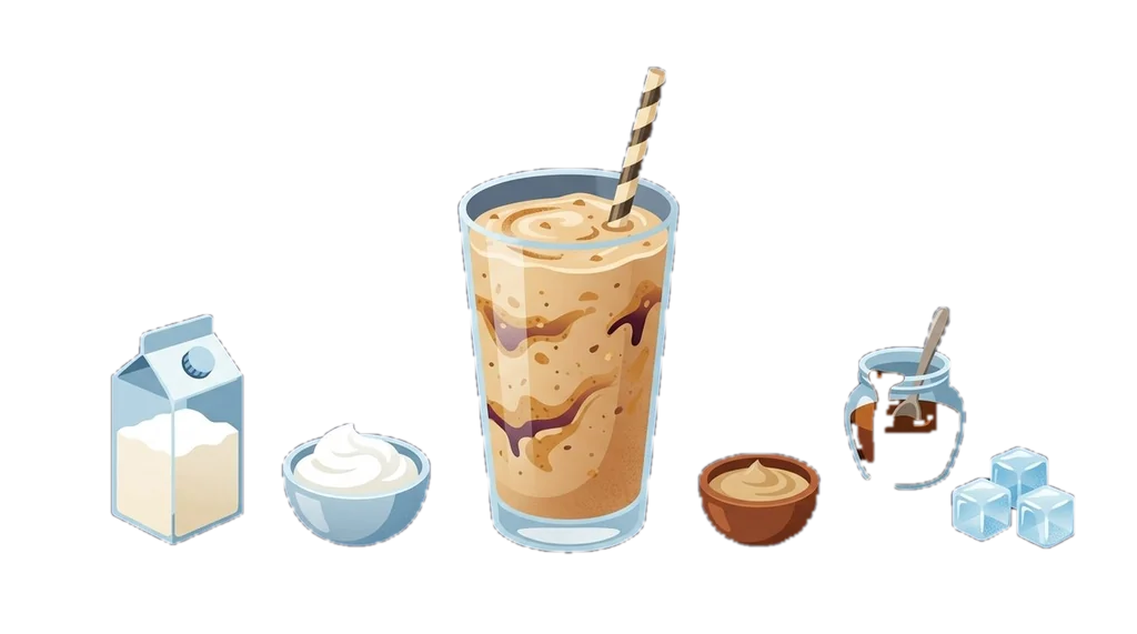Tahini Molasses Milk Shake