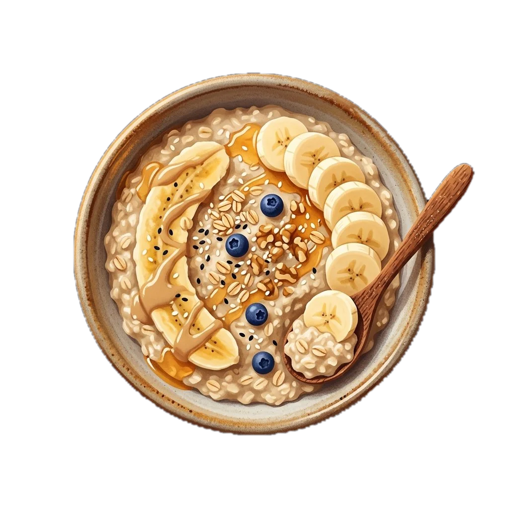 Tahini Oat Bowl