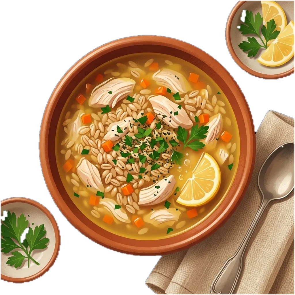 Fit Chicken Noodle Soup (Turkish Style)