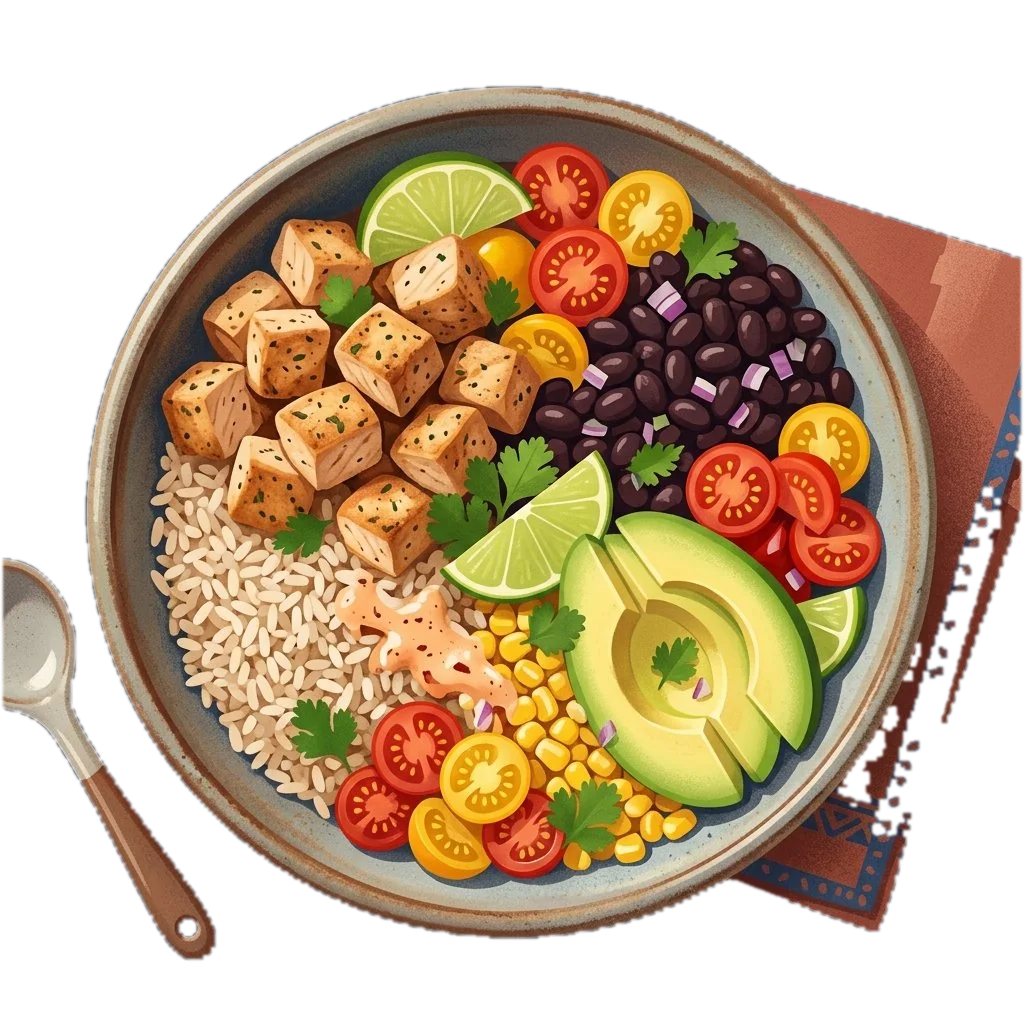 Fit Chicken Burrito Bowl