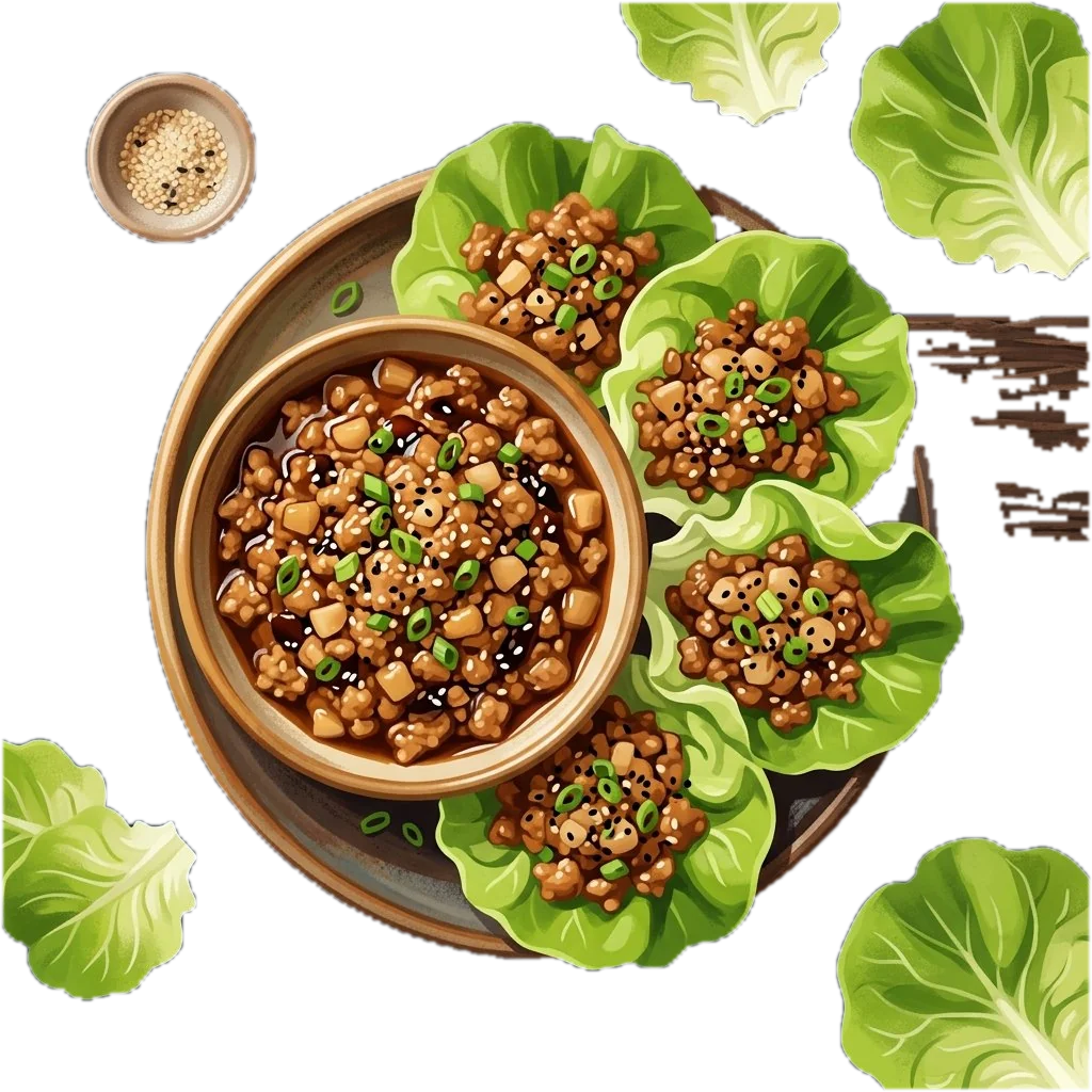 Teriyaki Turkey Lettuce Wraps