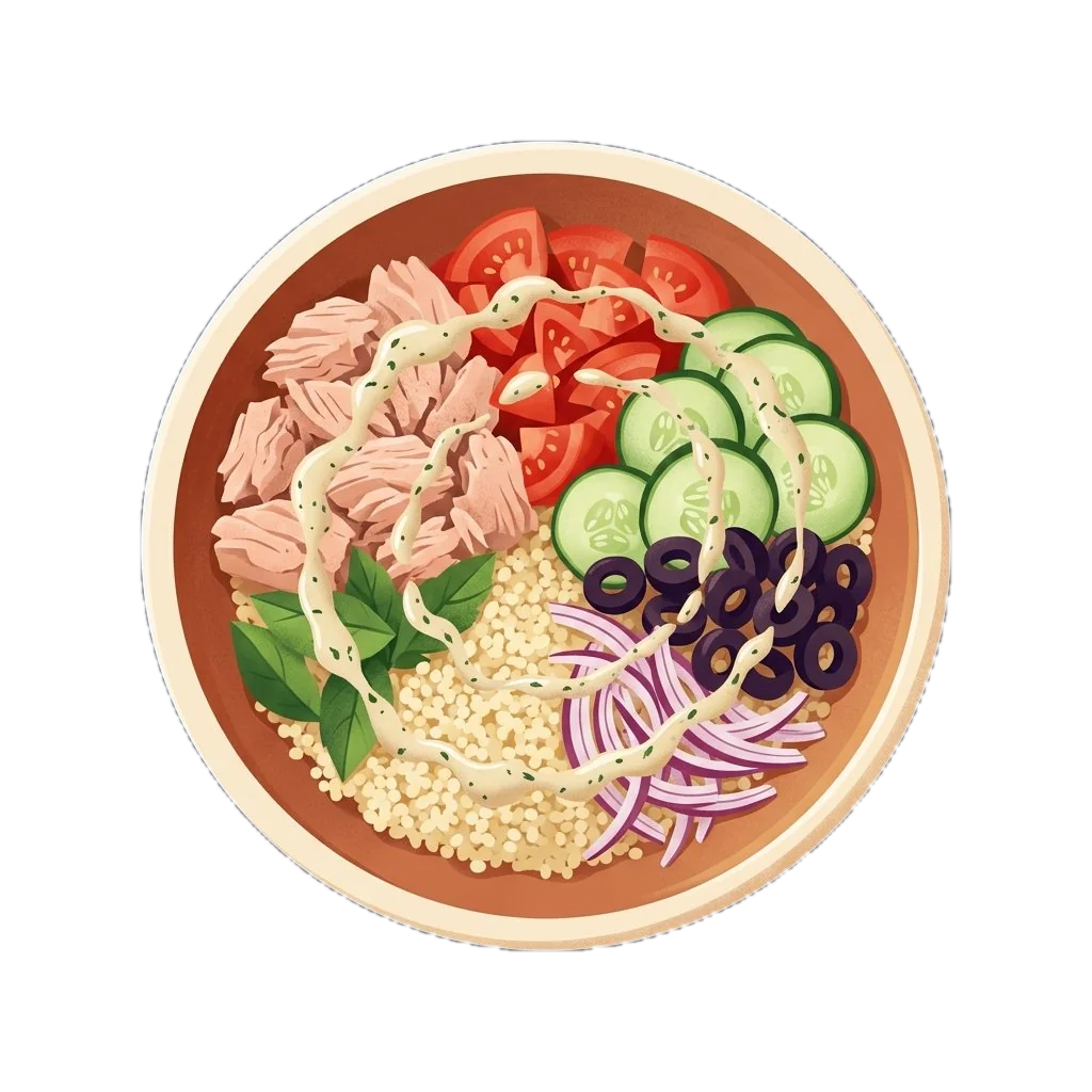 Mediterranean Tuna Bowl
