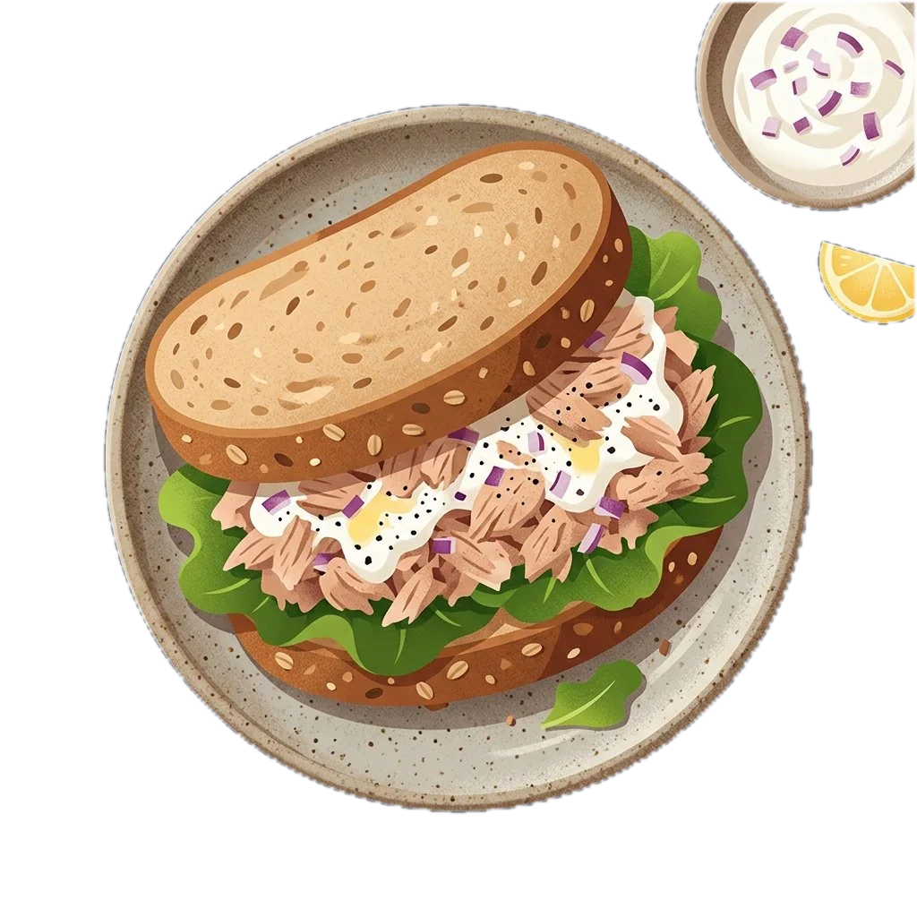 Tuna Whole Wheat Sandwich