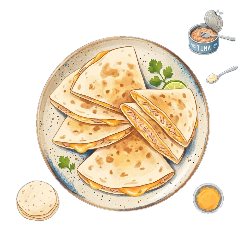 Tuna Quesadillas