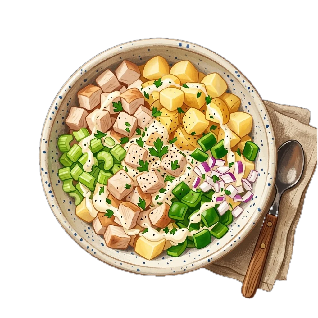 Crunchy Turkey and Potato Salad
