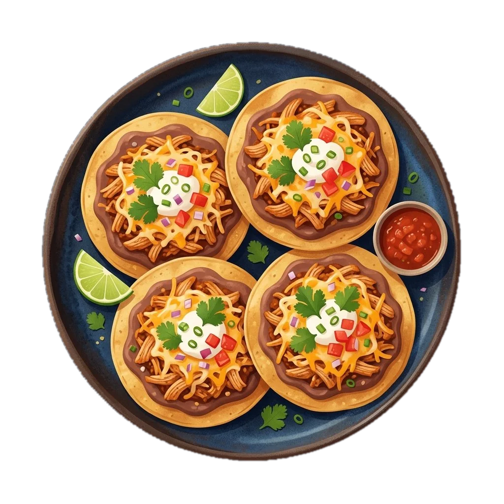Crispy Turkey Tostadas