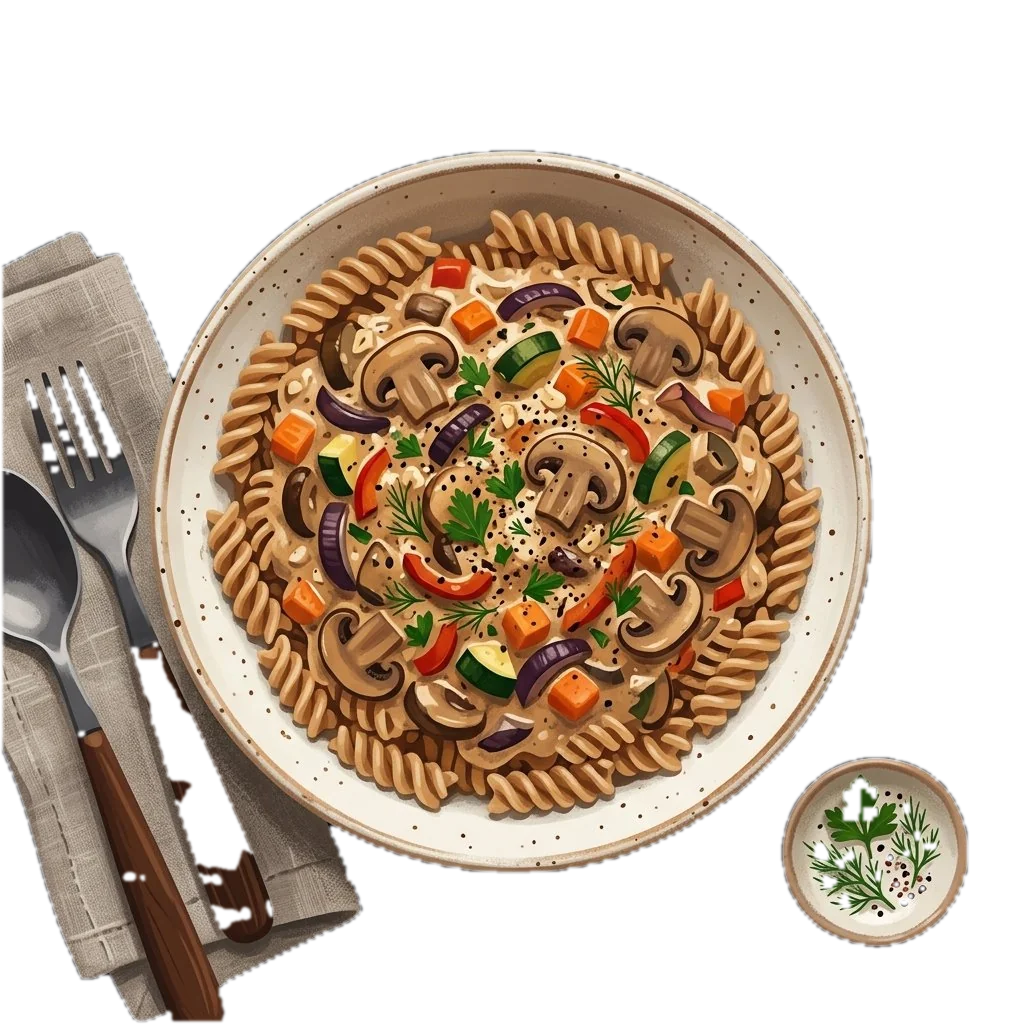 Creamy Vegetable Stroganoff