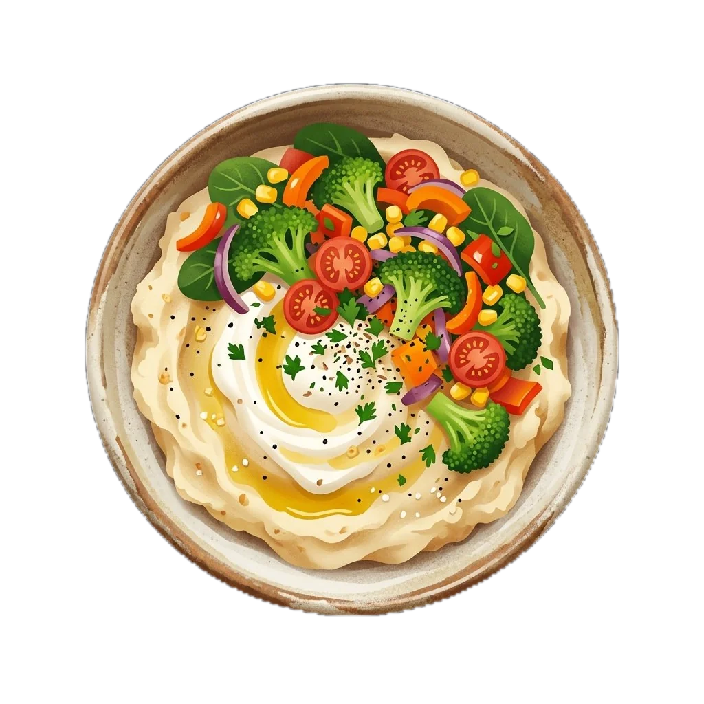 Veggie-Loaded Mashed Potato Bowl