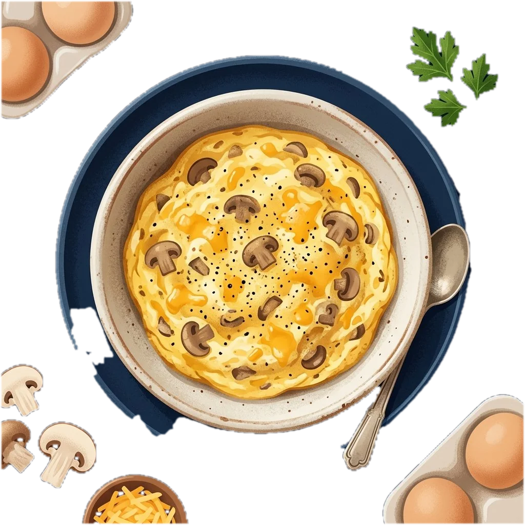Microwave Veggie Mug Omelet