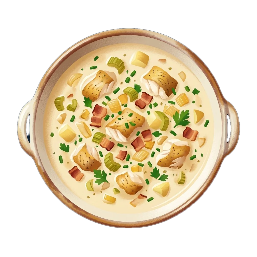 Creamy Walleye Chowder